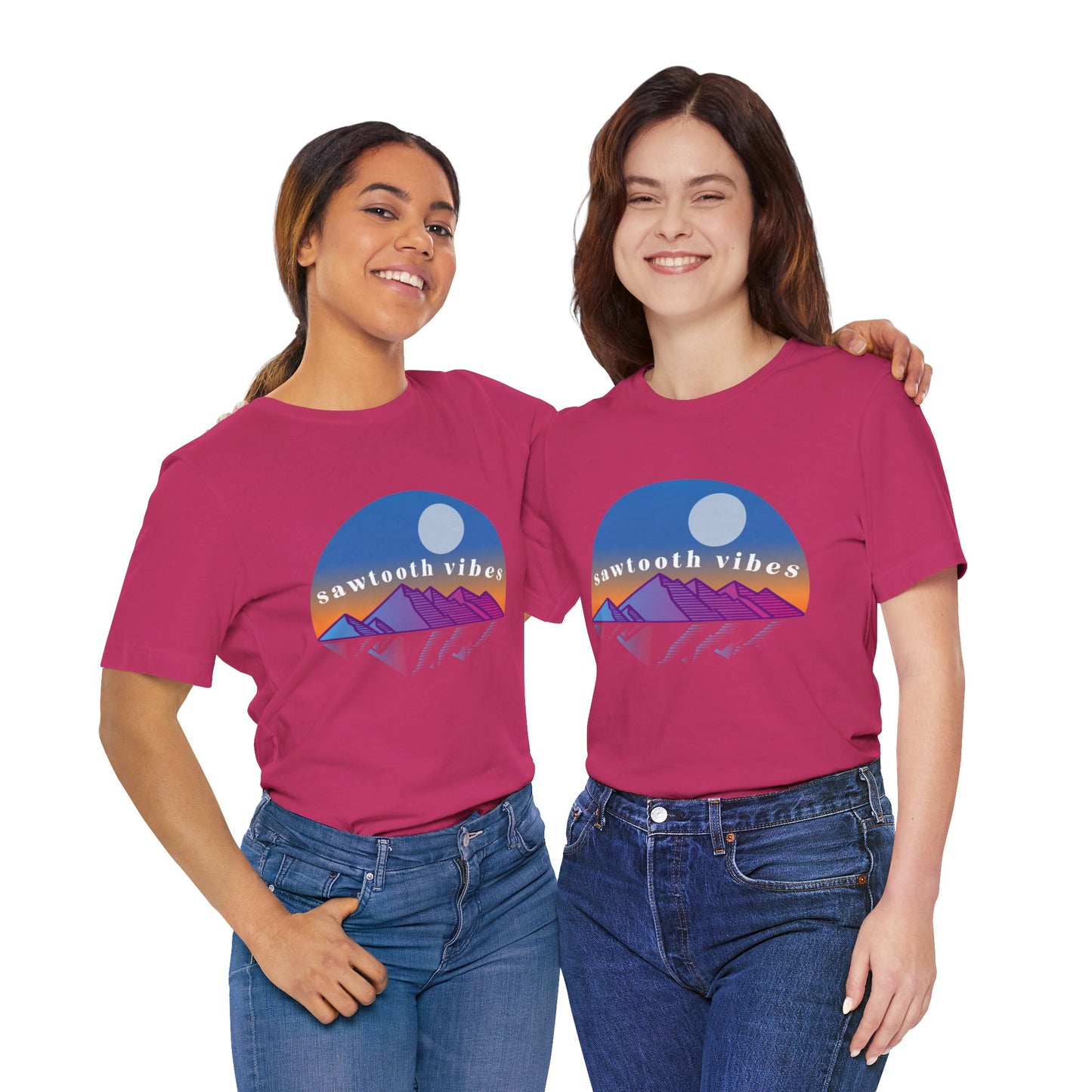 Sawtooth Vibes Unisex Jersey Short Sleeve Tee