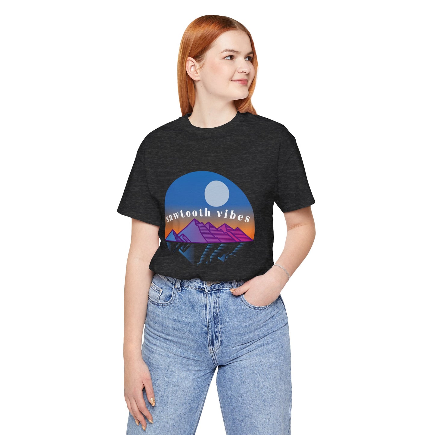 Sawtooth Vibes Unisex Jersey Short Sleeve Tee