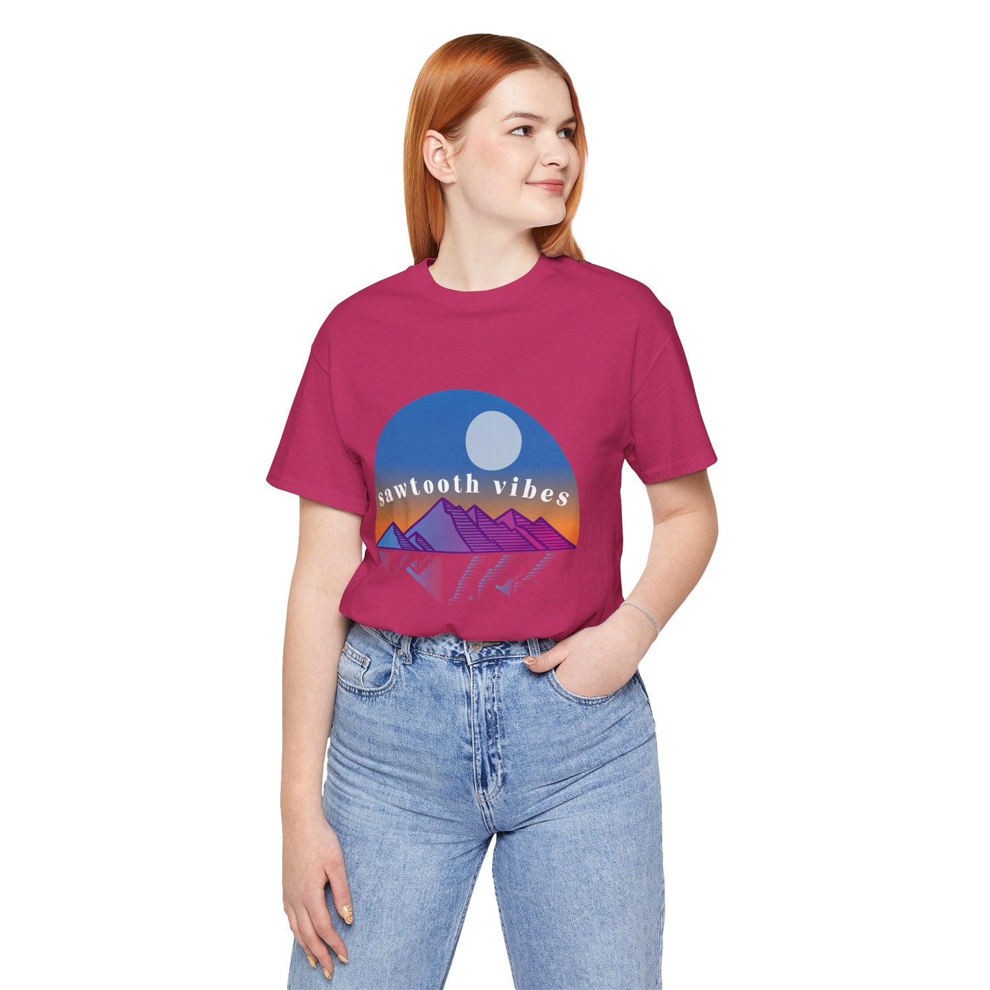 Sawtooth Vibes Unisex Jersey Short Sleeve Tee