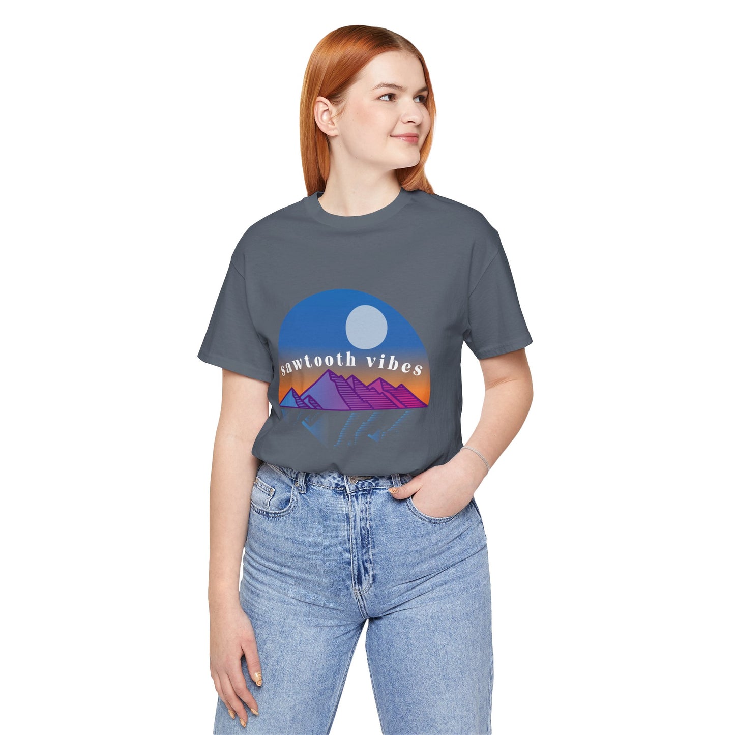 Sawtooth Vibes Unisex Jersey Short Sleeve Tee