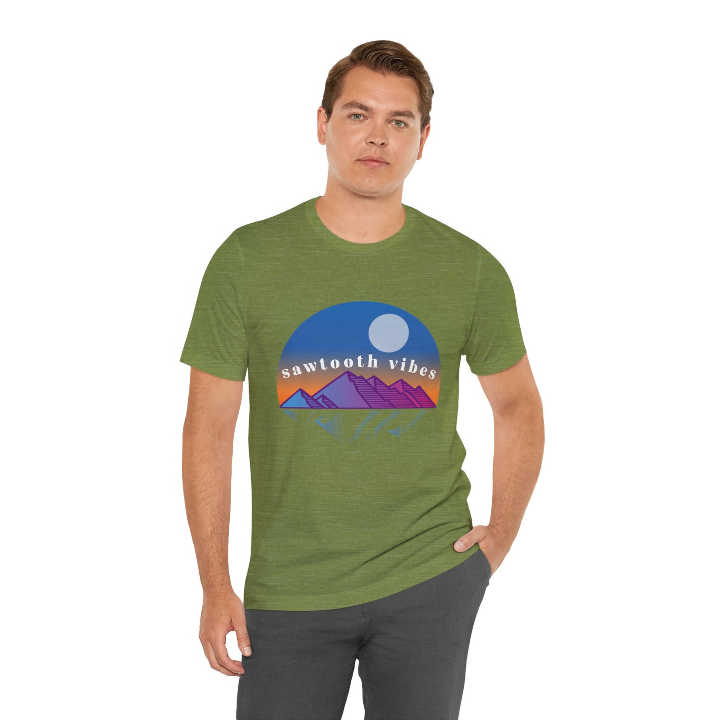 Sawtooth Vibes Unisex Jersey Short Sleeve Tee