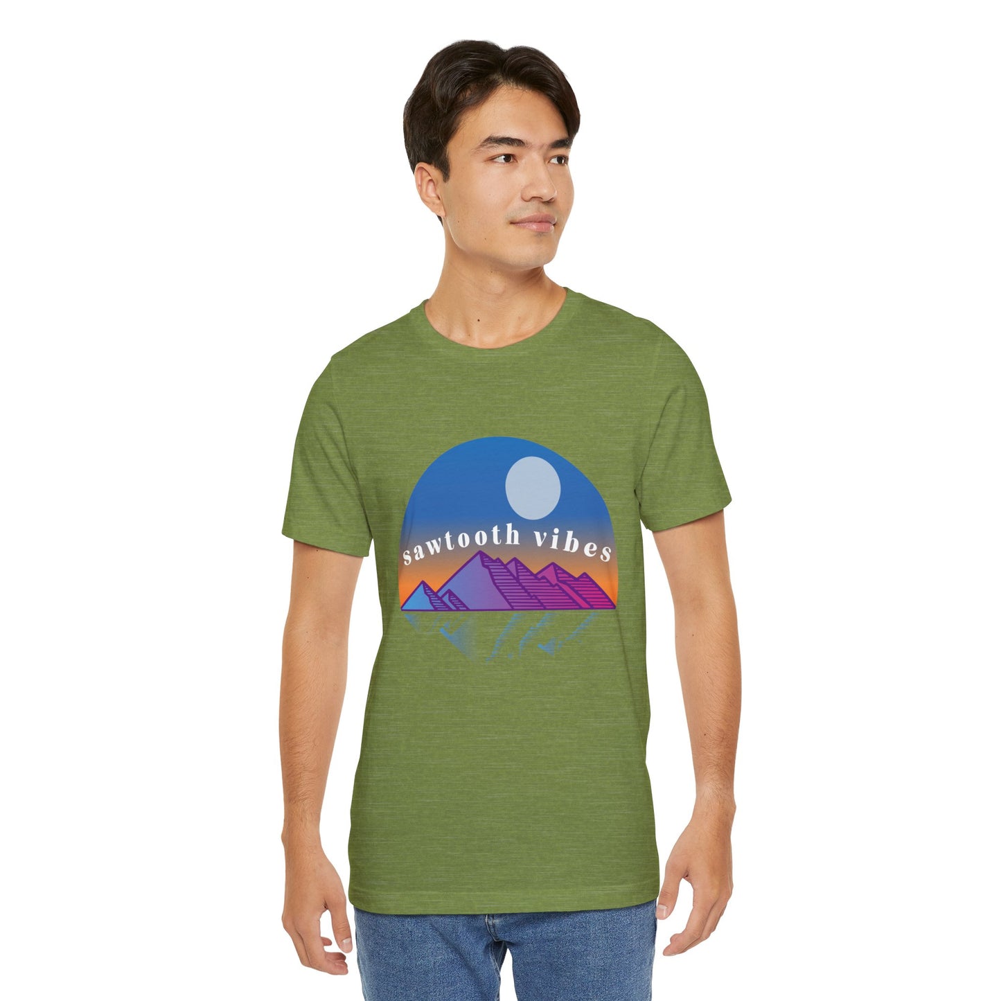 Sawtooth Vibes Unisex Jersey Short Sleeve Tee