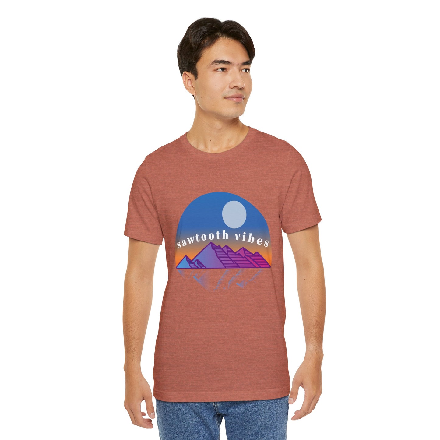 Sawtooth Vibes Unisex Jersey Short Sleeve Tee