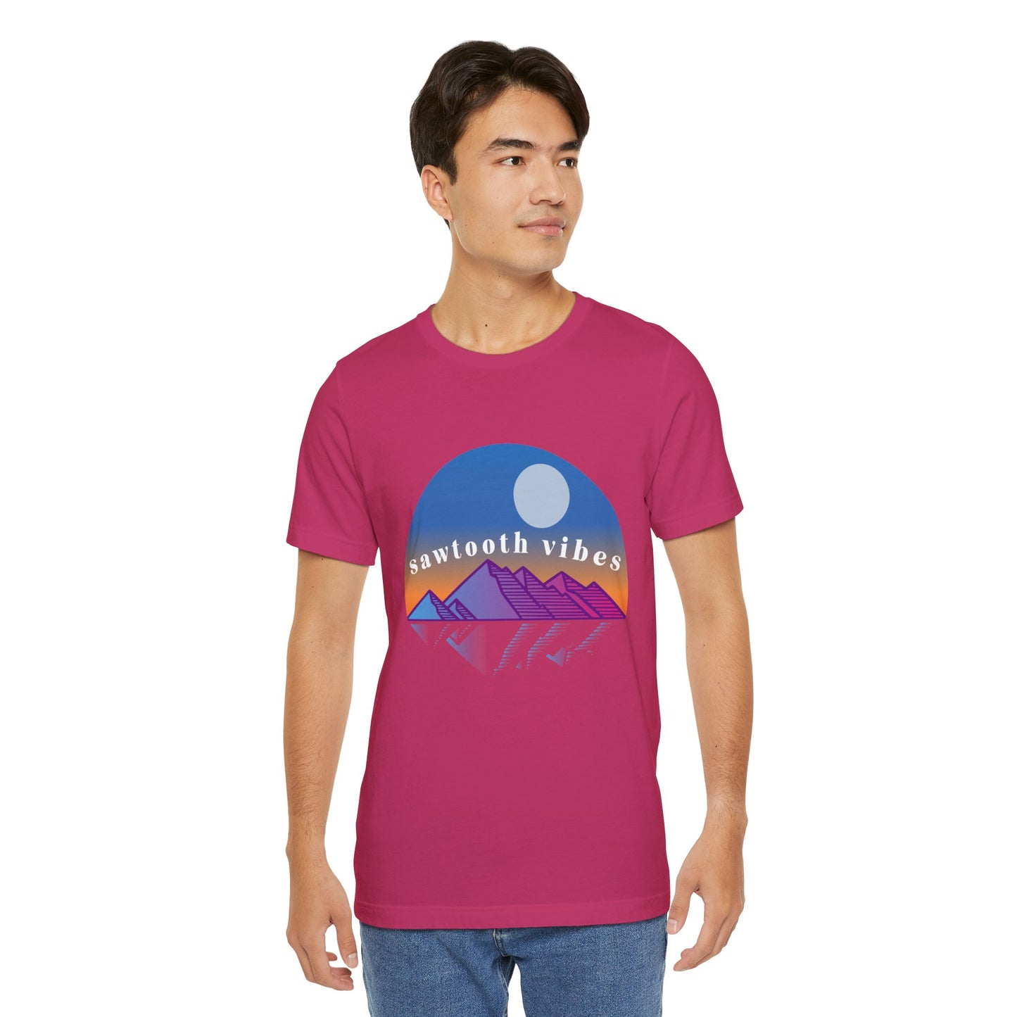 Sawtooth Vibes Unisex Jersey Short Sleeve Tee