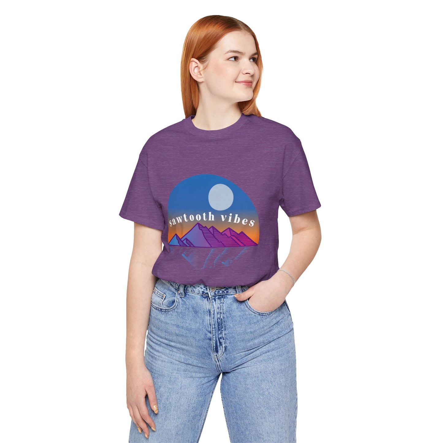 Sawtooth Vibes Unisex Jersey Short Sleeve Tee