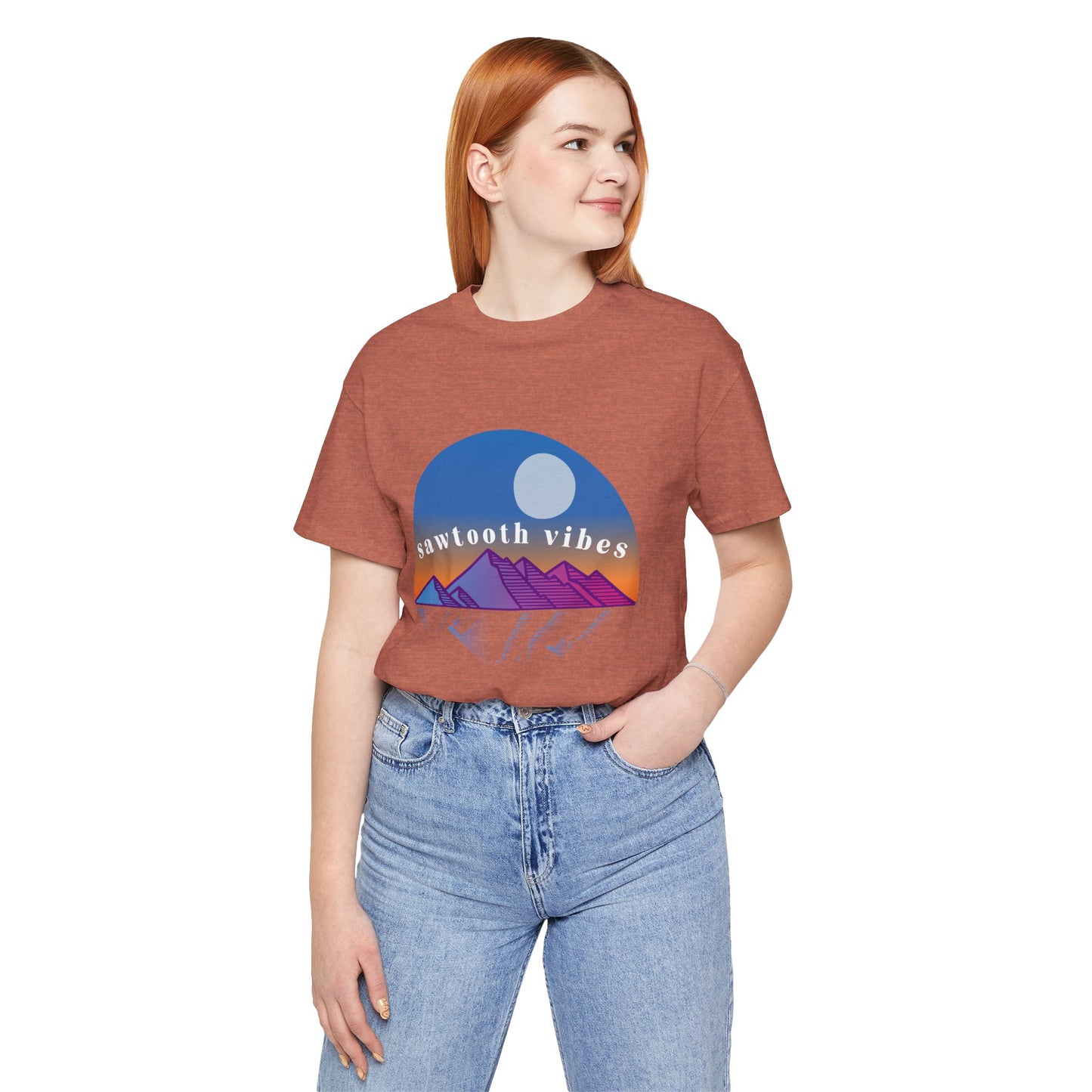 Sawtooth Vibes Unisex Jersey Short Sleeve Tee