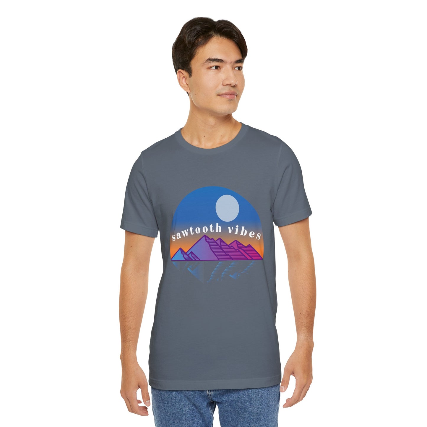 Sawtooth Vibes Unisex Jersey Short Sleeve Tee