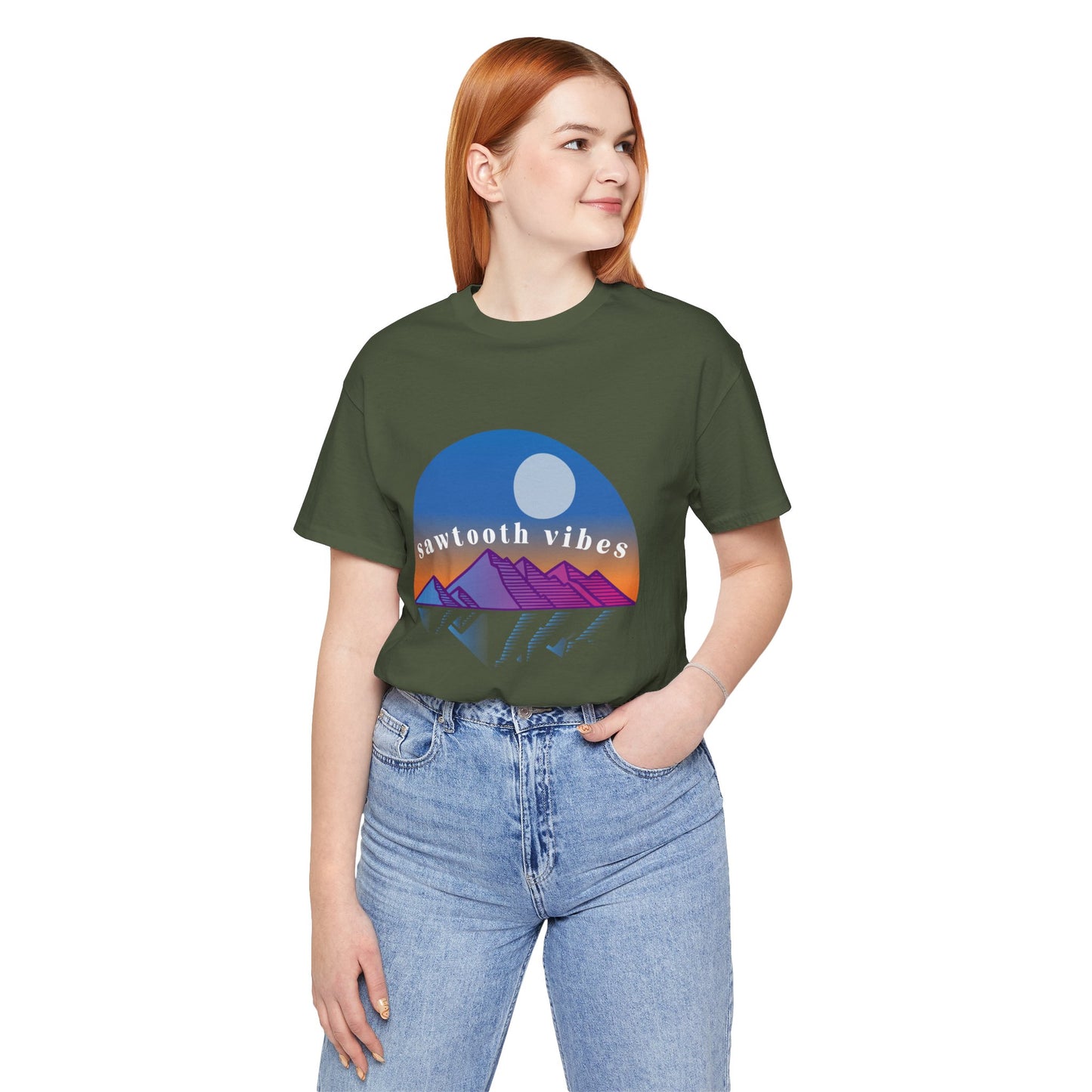 Sawtooth Vibes Unisex Jersey Short Sleeve Tee