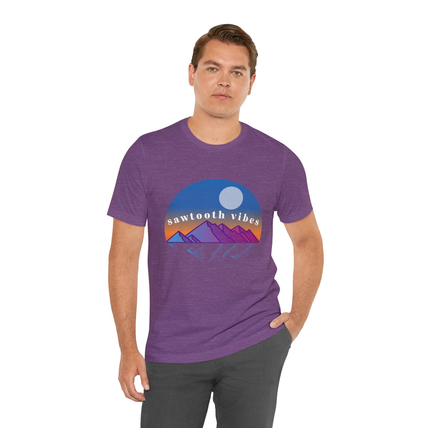 Sawtooth Vibes Unisex Jersey Short Sleeve Tee