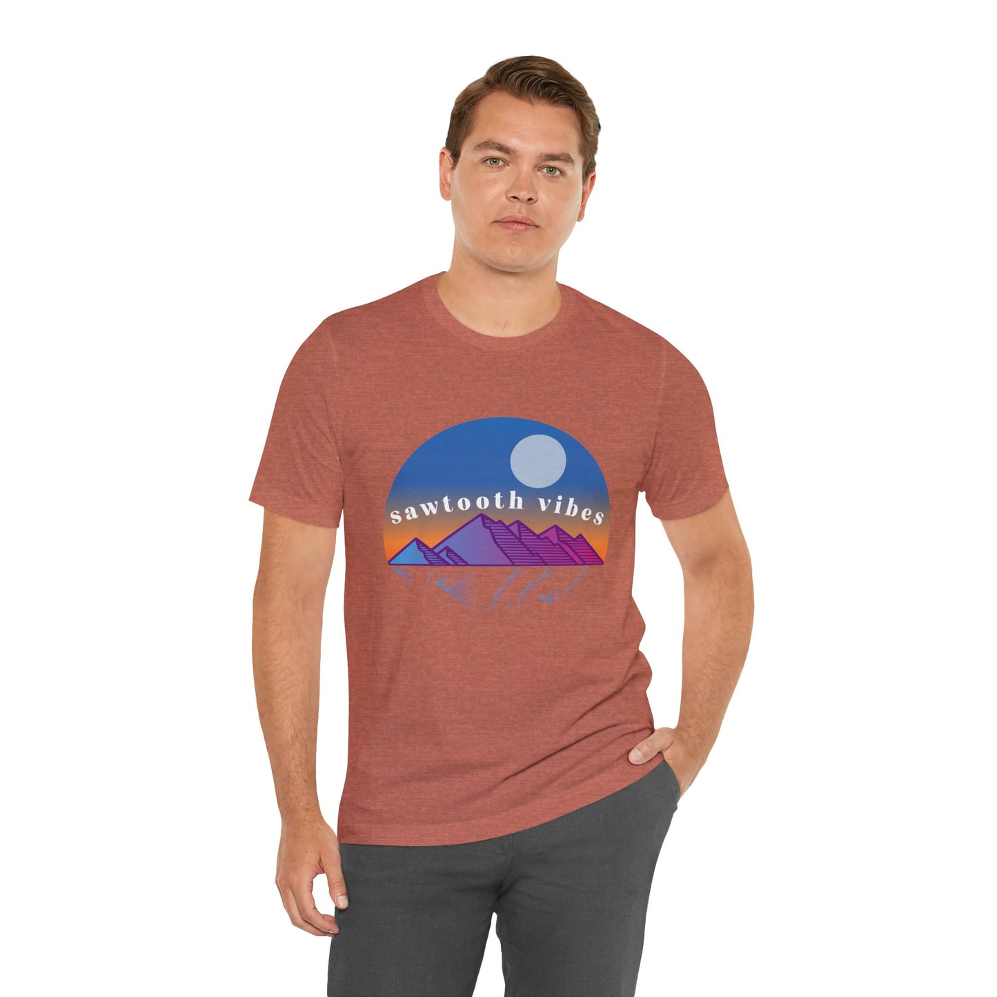 Sawtooth Vibes Unisex Jersey Short Sleeve Tee