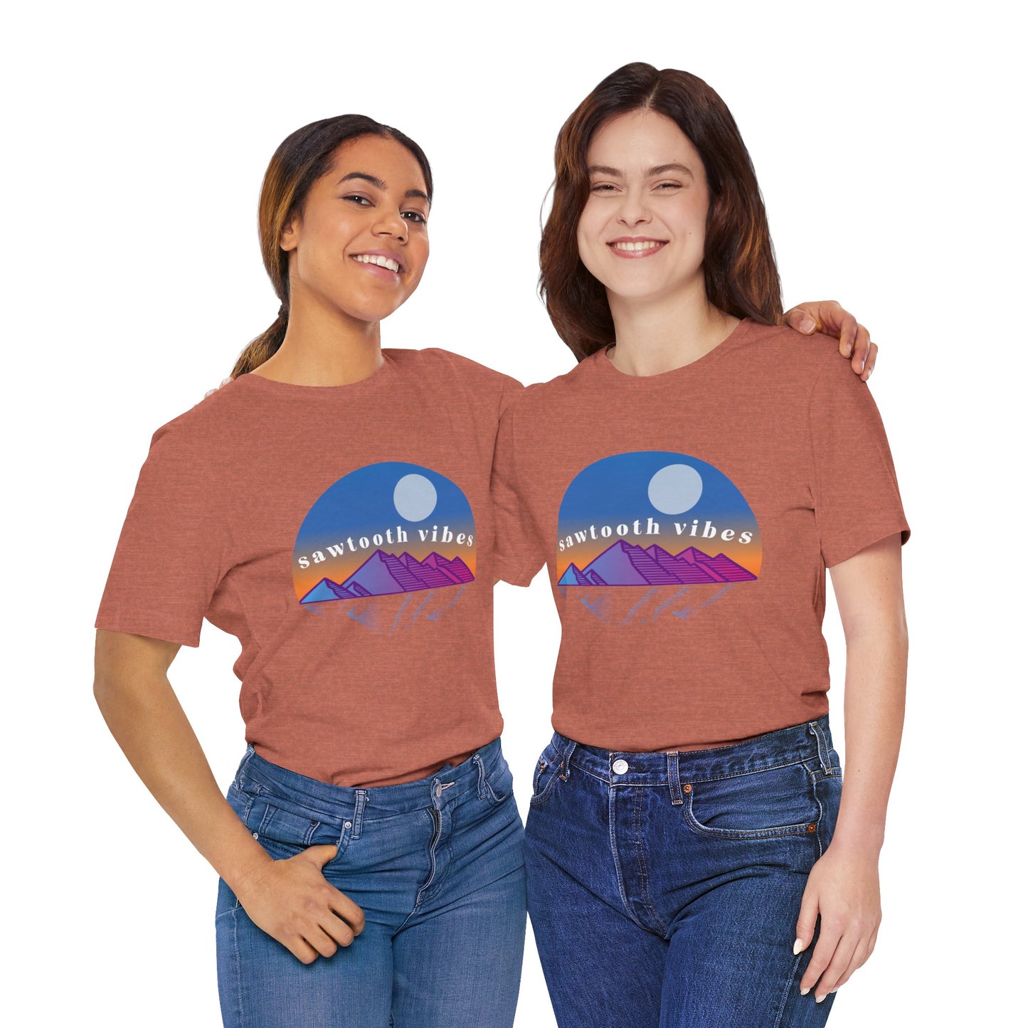 Sawtooth Vibes Unisex Jersey Short Sleeve Tee