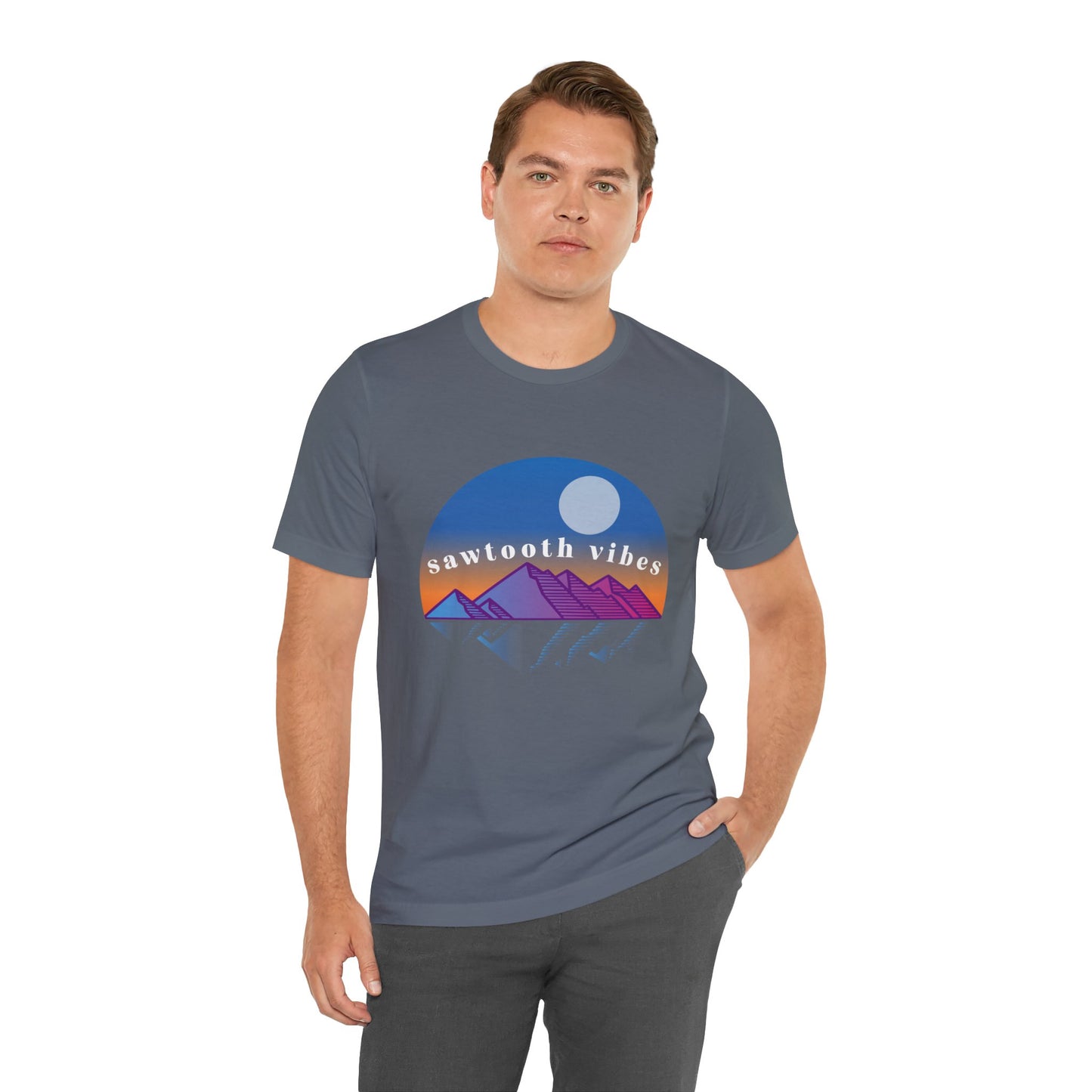 Sawtooth Vibes Unisex Jersey Short Sleeve Tee