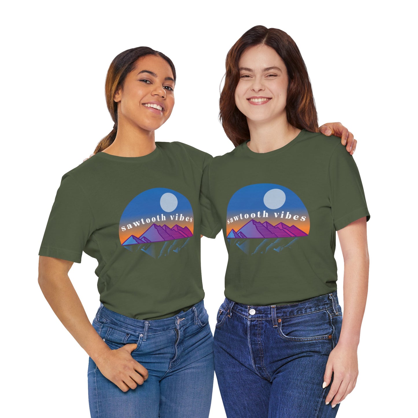Sawtooth Vibes Unisex Jersey Short Sleeve Tee