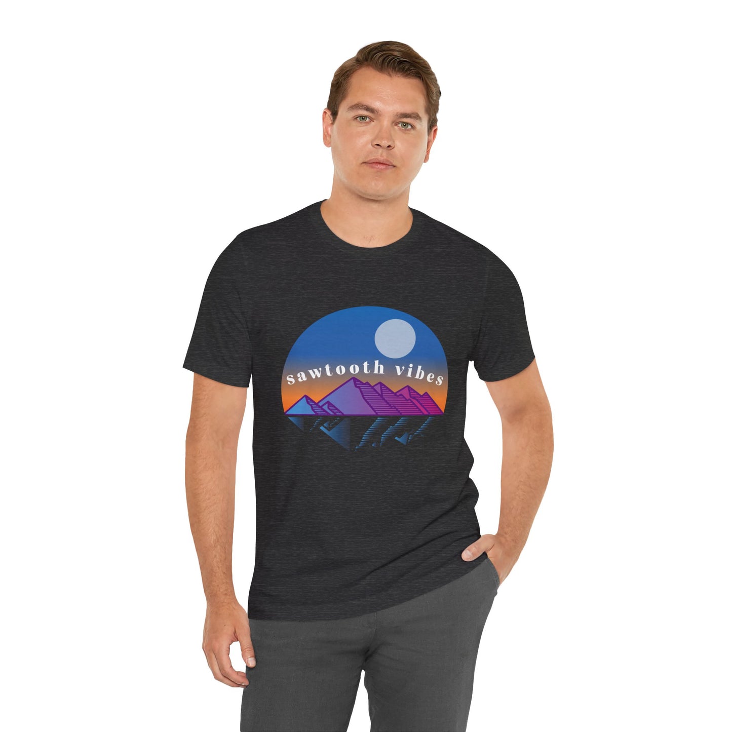 Sawtooth Vibes Unisex Jersey Short Sleeve Tee