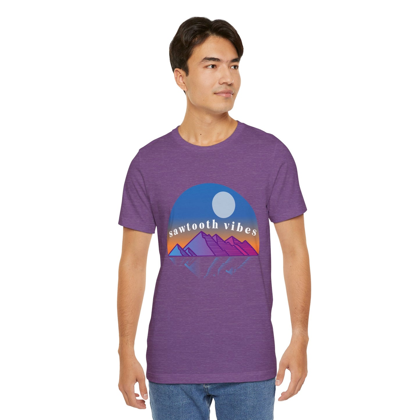 Sawtooth Vibes Unisex Jersey Short Sleeve Tee