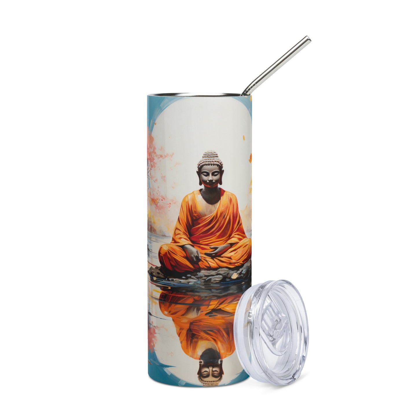 Meditation Buddha Stainless steel tumbler