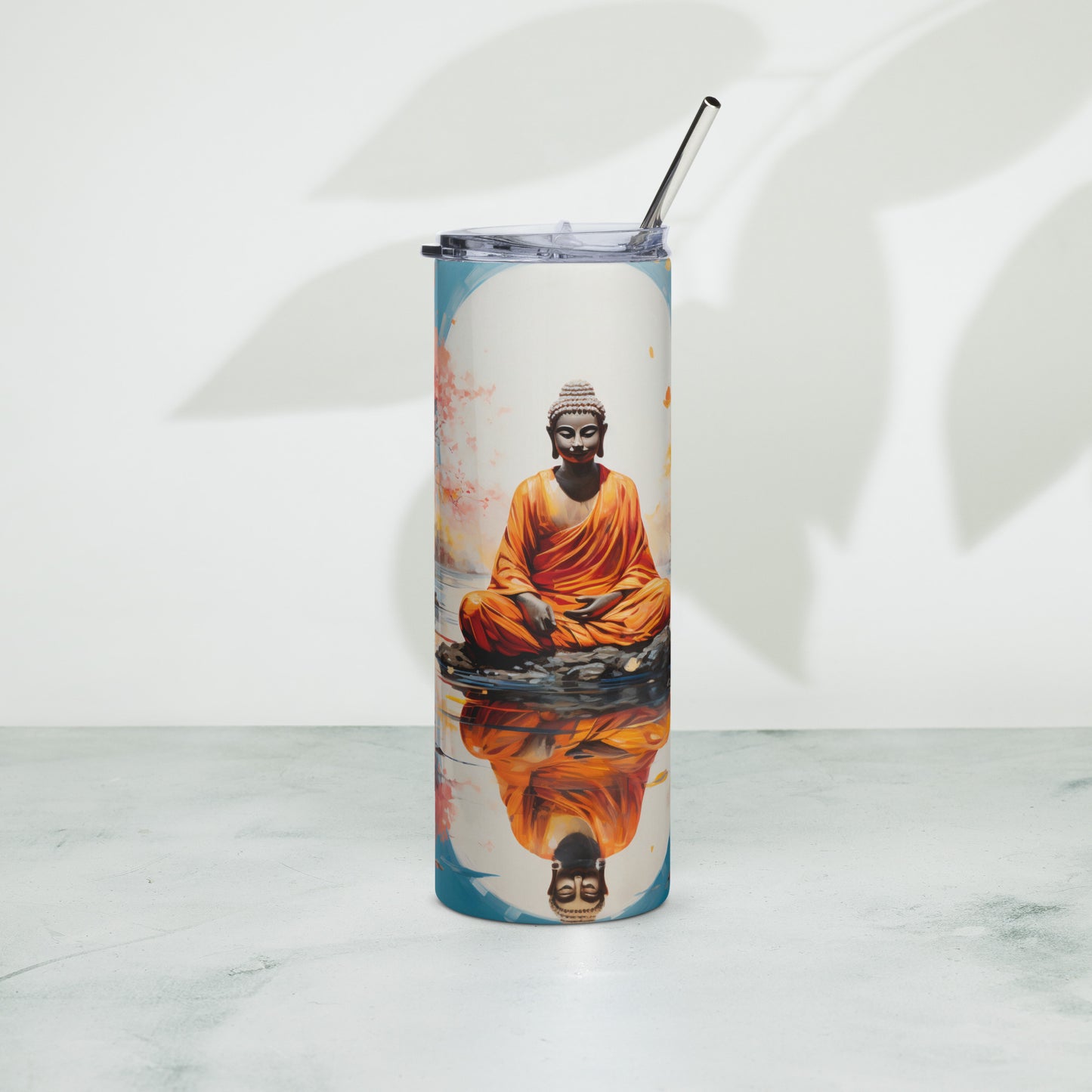 Meditation Buddha Stainless steel tumbler