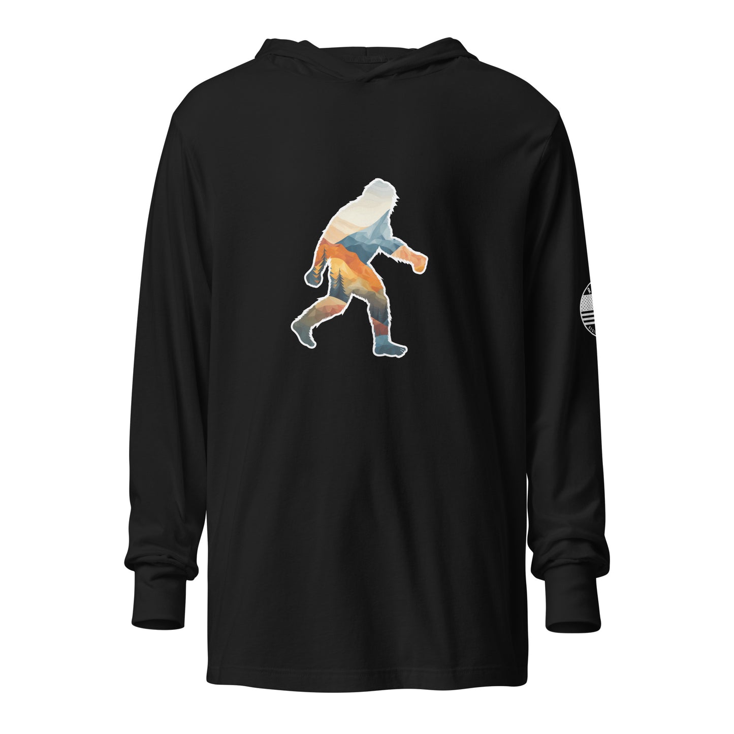 Bigfoot Hooded long-sleeve tee