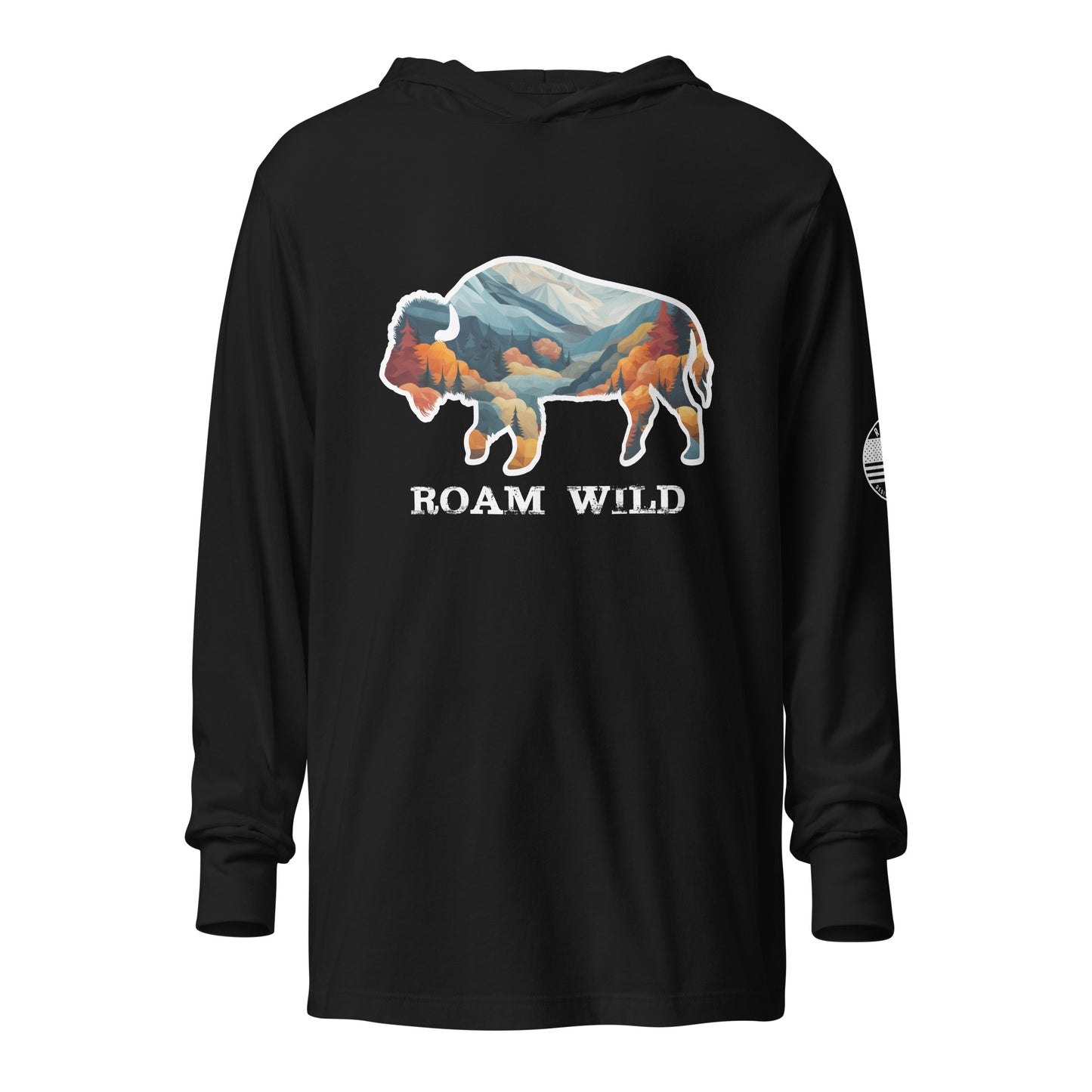 Buffalo Boss hooded long-sleeve tee