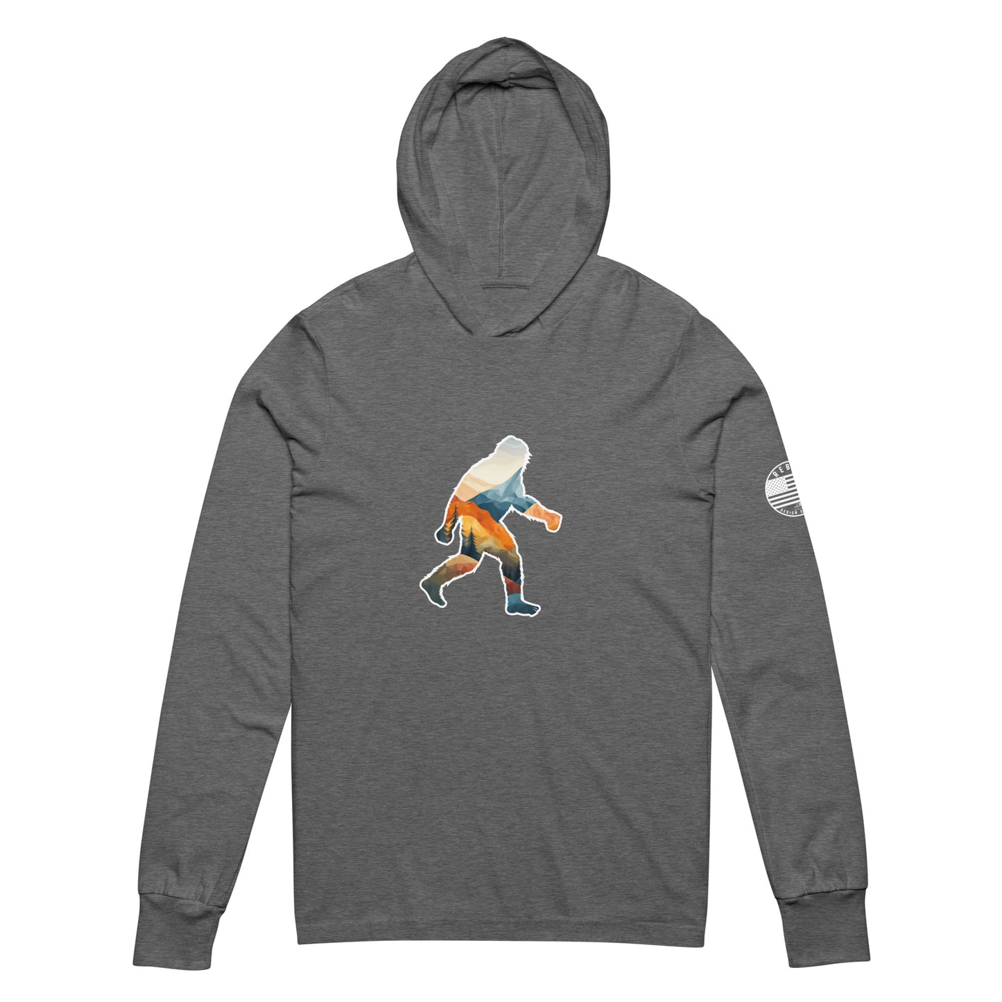 Bigfoot Hooded long-sleeve tee