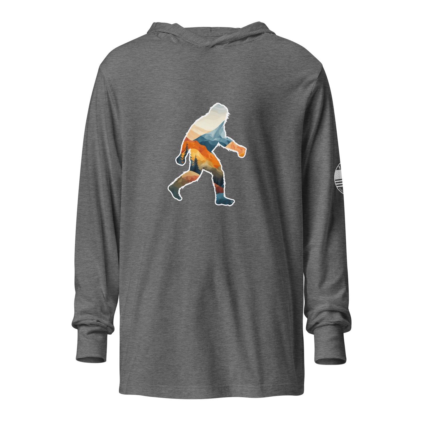 Bigfoot Hooded long-sleeve tee