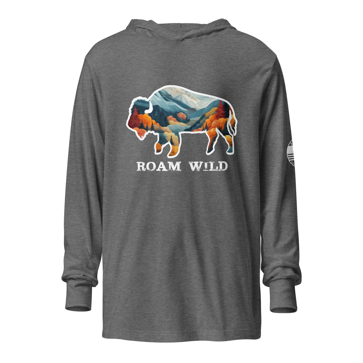 Buffalo Boss hooded long-sleeve tee