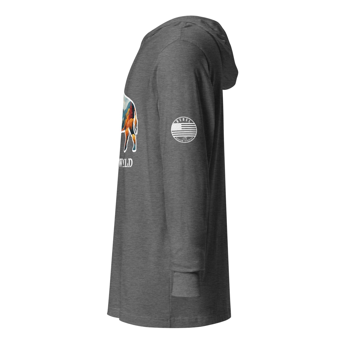 Buffalo Boss hooded long-sleeve tee