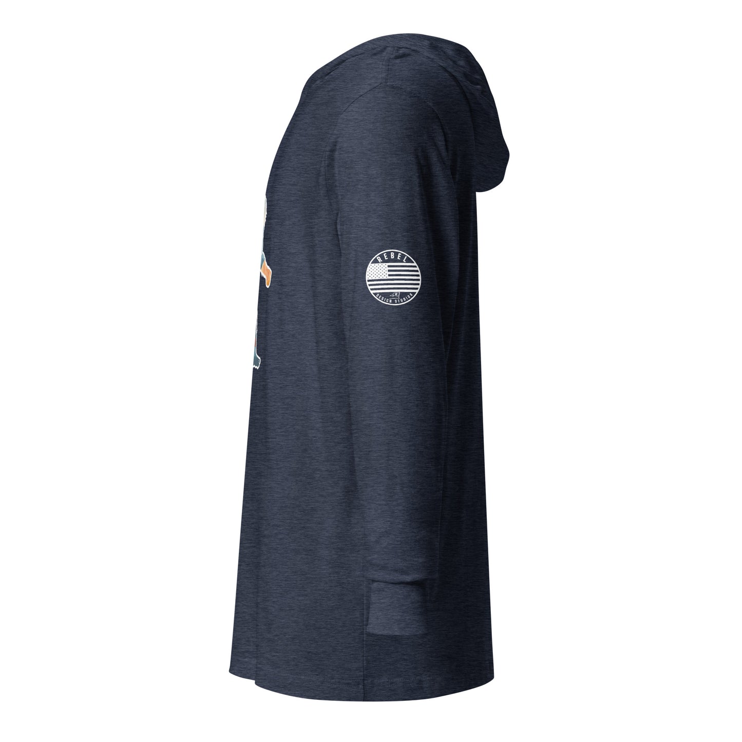 Bigfoot Hooded long-sleeve tee