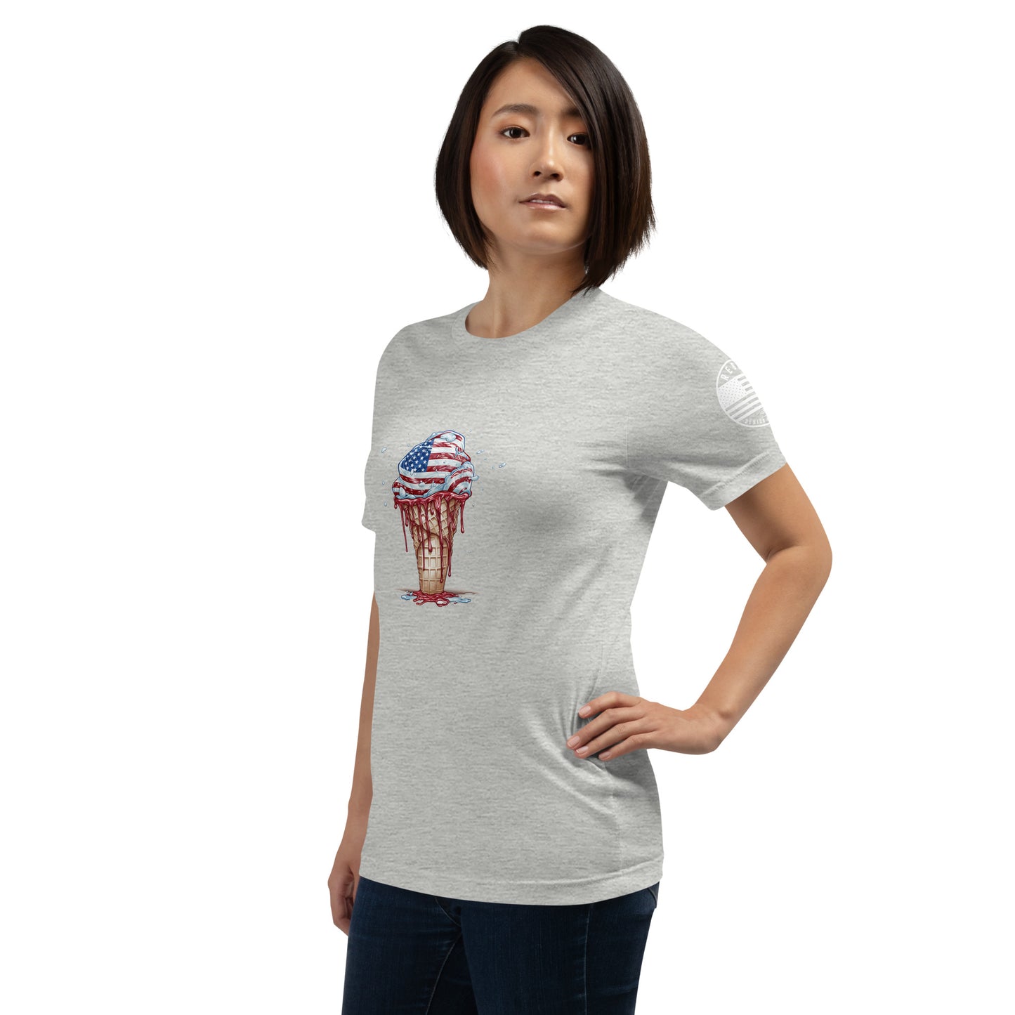 Freedom Melts Patriotic Ice Cream Unisex t-shirt