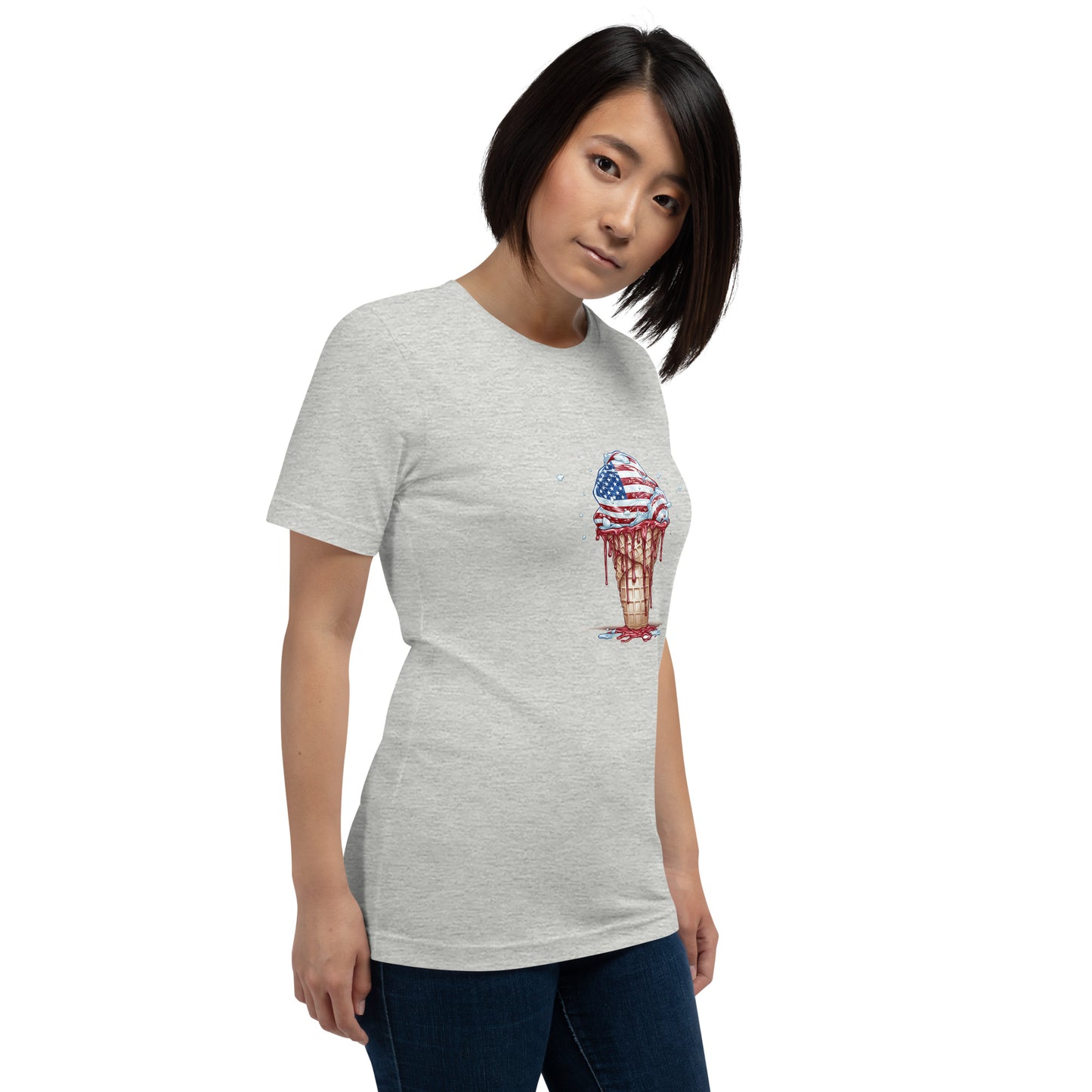 Freedom Melts Patriotic Ice Cream Unisex t-shirt