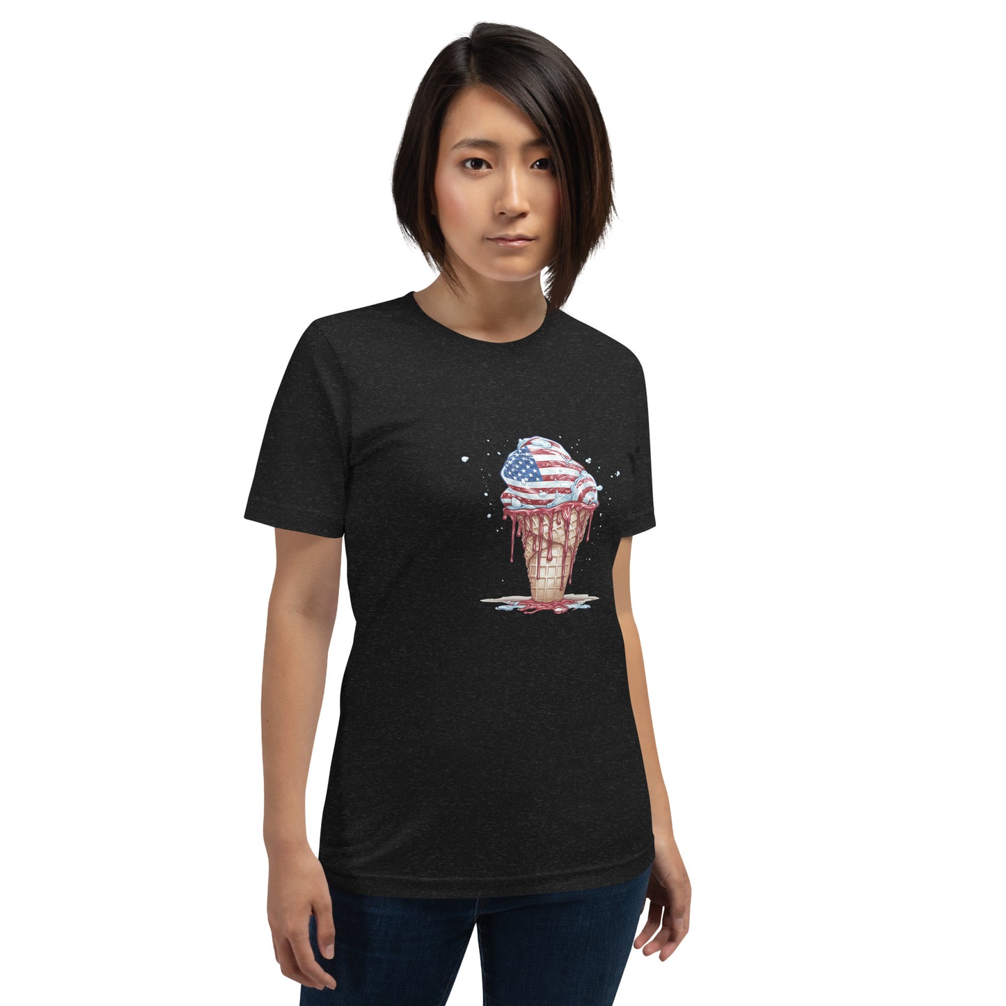 Freedom Melts Patriotic Ice Cream Unisex t-shirt