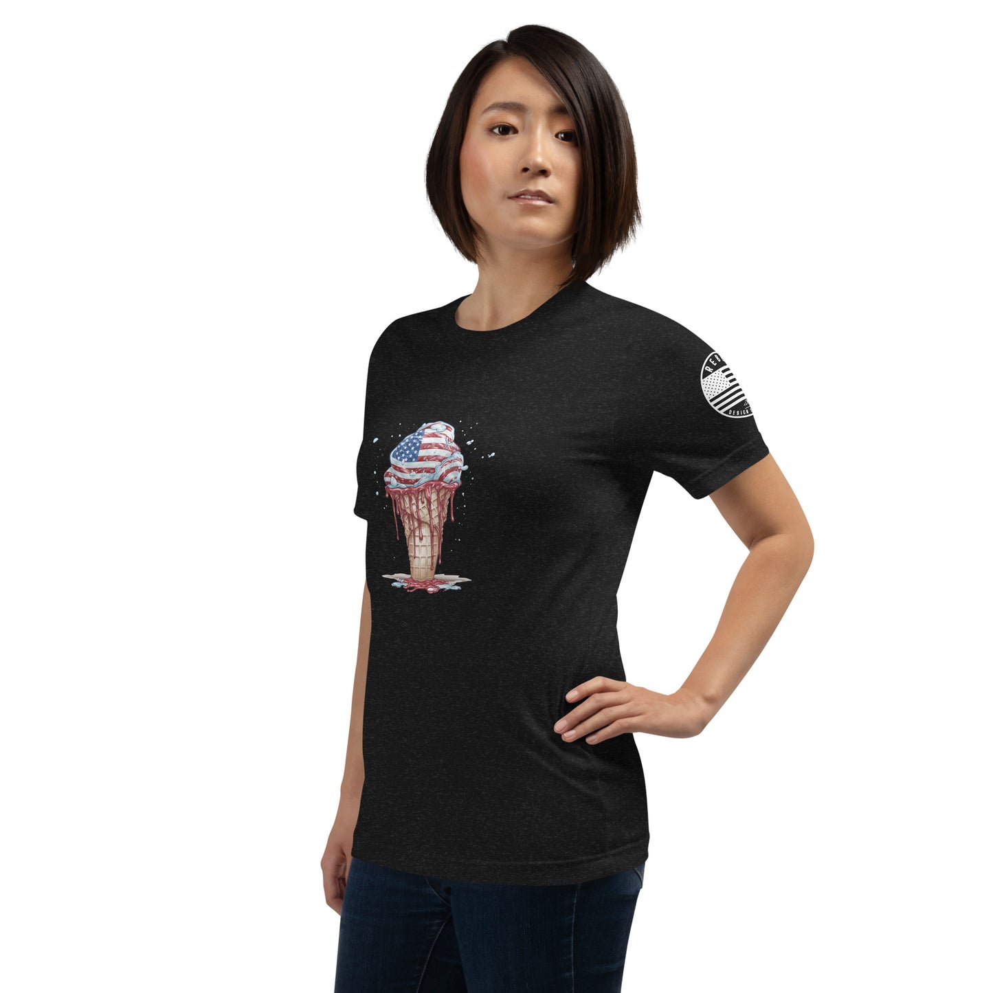 Freedom Melts Patriotic Ice Cream Unisex t-shirt