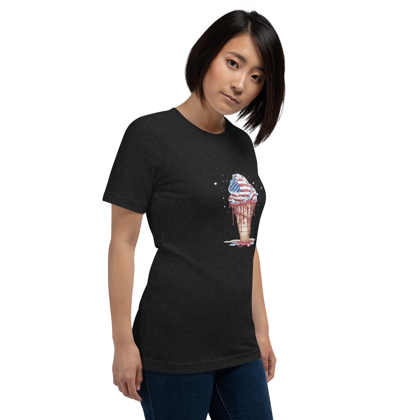Freedom Melts Patriotic Ice Cream Unisex t-shirt