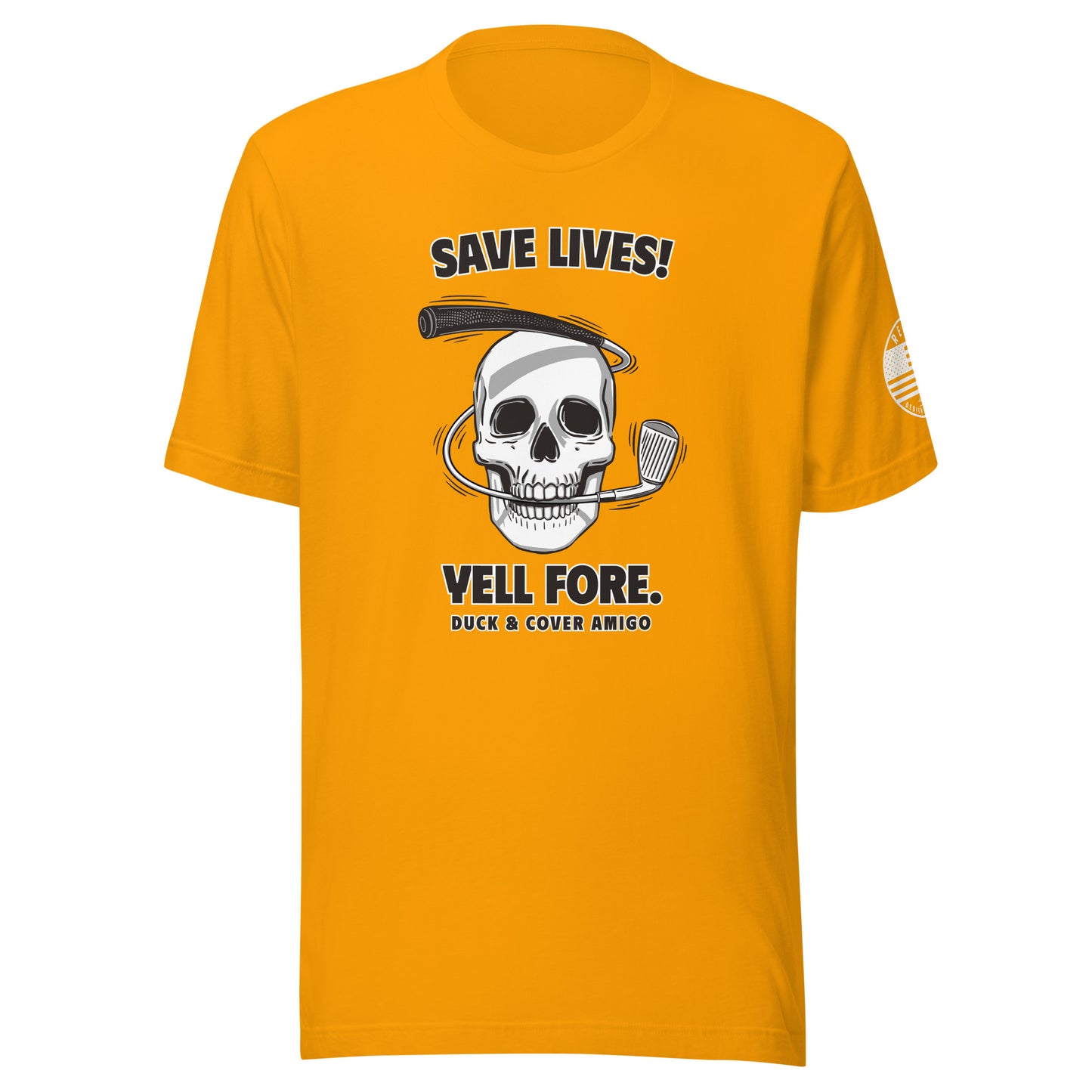 Fore! Or else... t-shirt