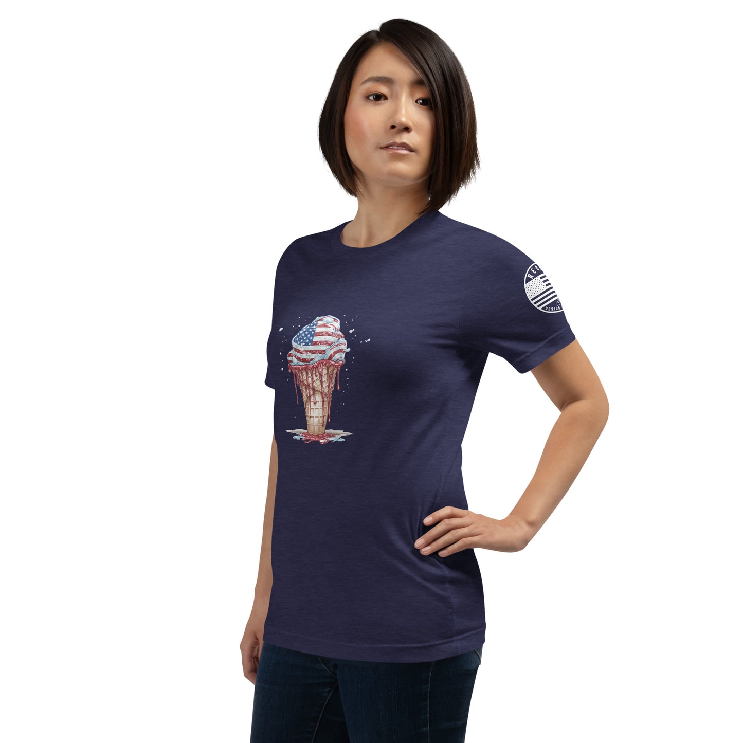 Freedom Melts Patriotic Ice Cream Unisex t-shirt