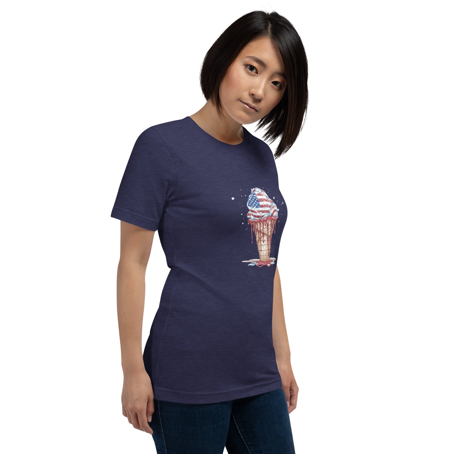 Freedom Melts Patriotic Ice Cream Unisex t-shirt