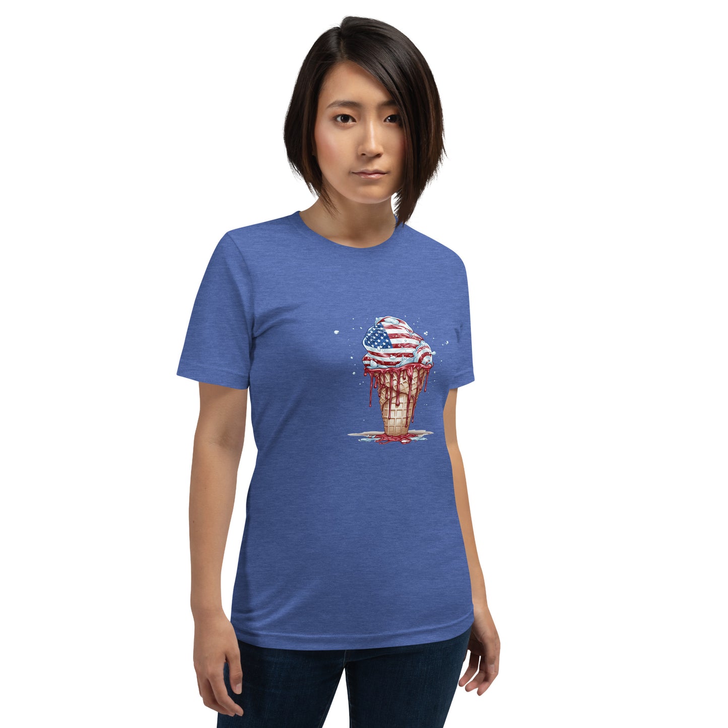 Freedom Melts Patriotic Ice Cream Unisex t-shirt