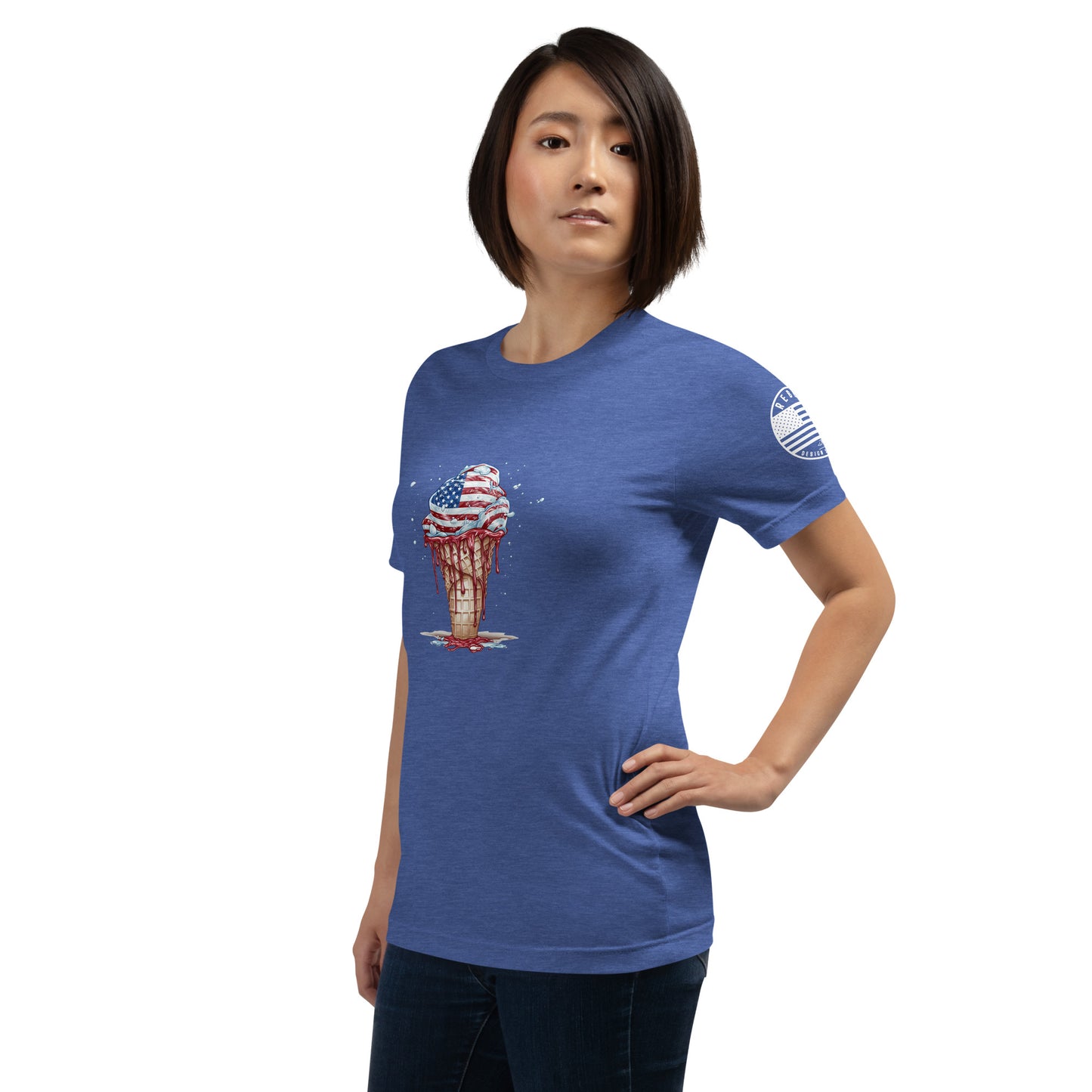 Freedom Melts Patriotic Ice Cream Unisex t-shirt