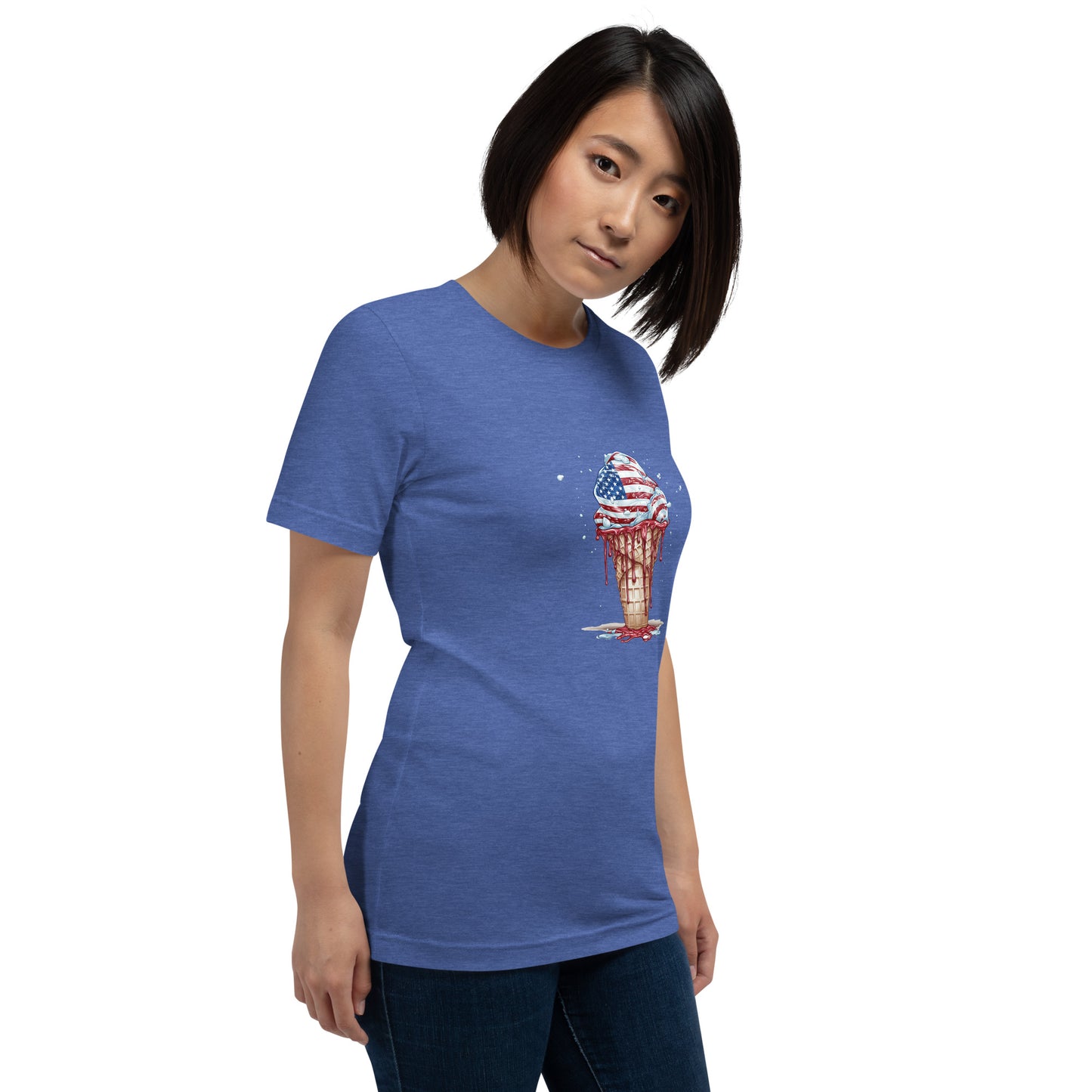 Freedom Melts Patriotic Ice Cream Unisex t-shirt