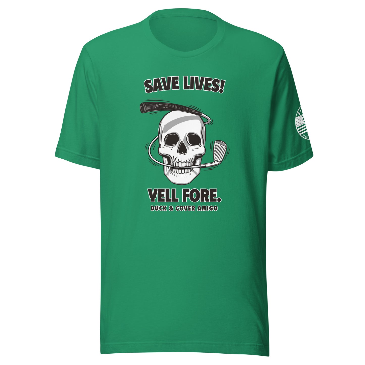 Fore! Or else... t-shirt