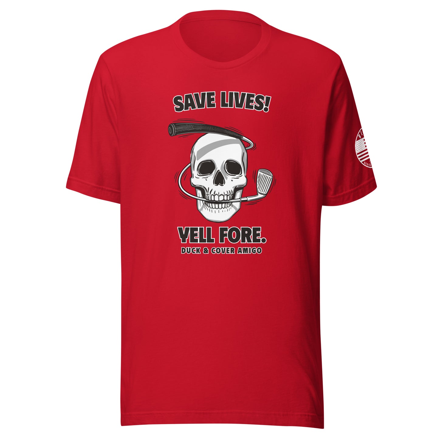 Fore! Or else... t-shirt