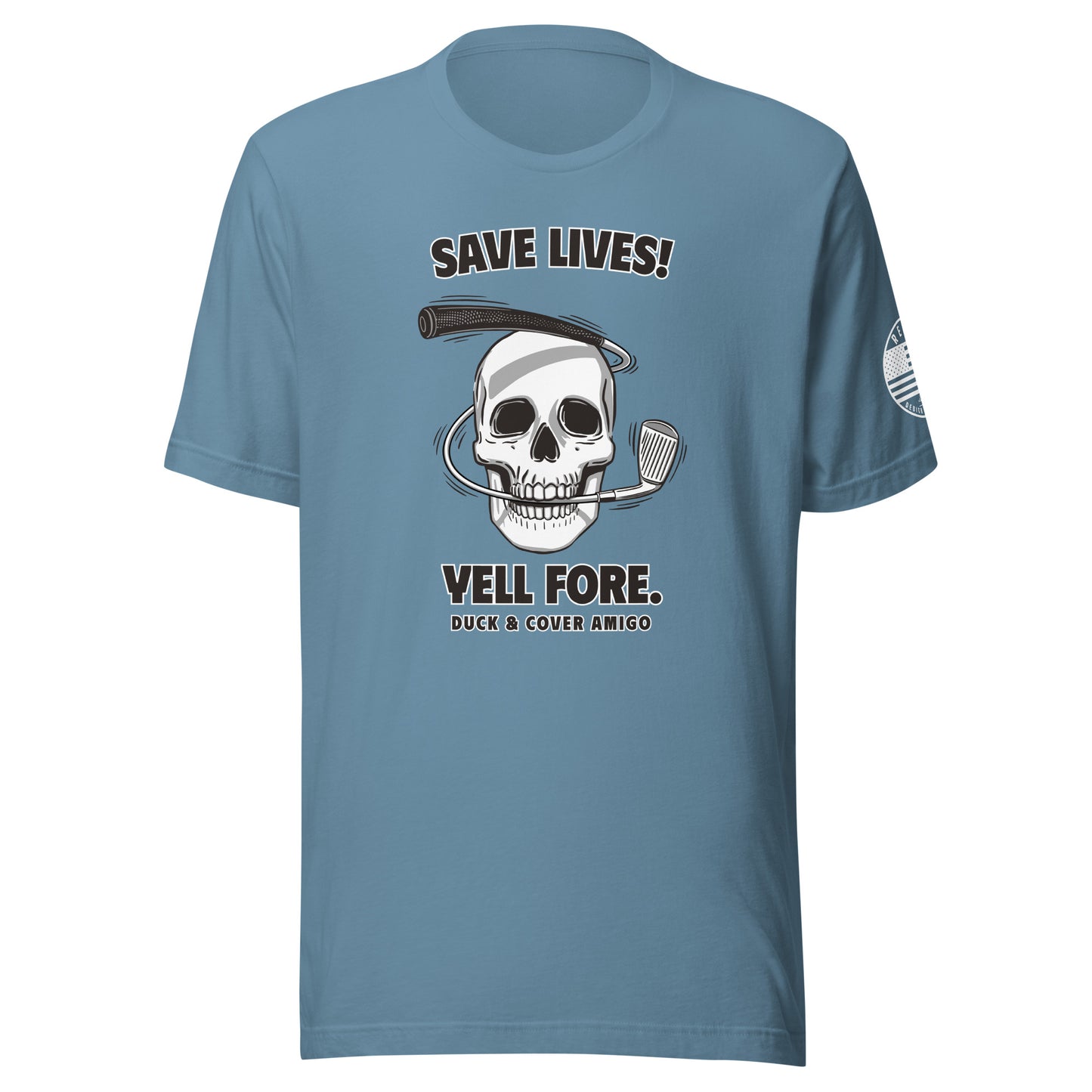 Fore! Or else... t-shirt