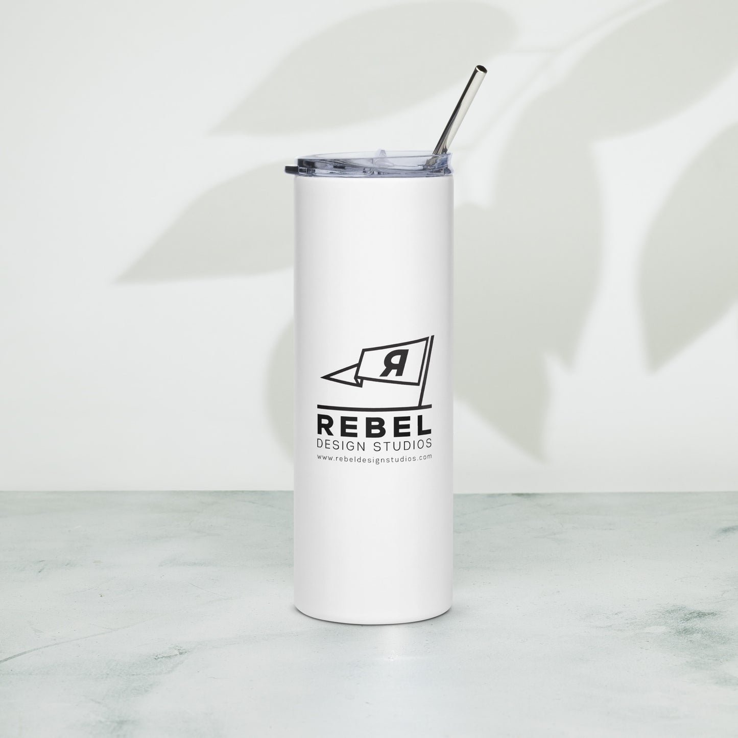 Rebel Design Logo Stainless Steel Tumbler