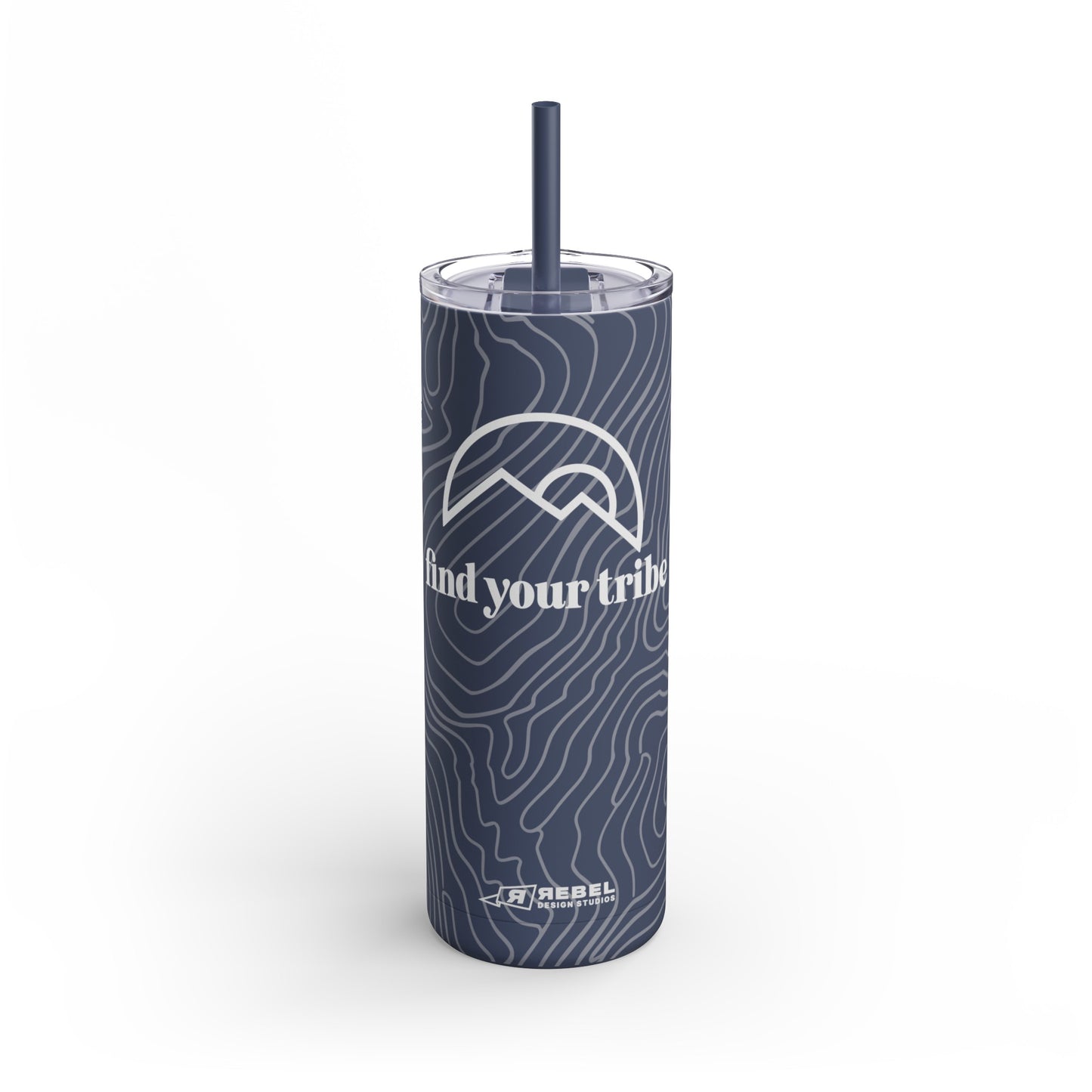 Find Your Tribe: Skinny Matte Tumbler, 20oz