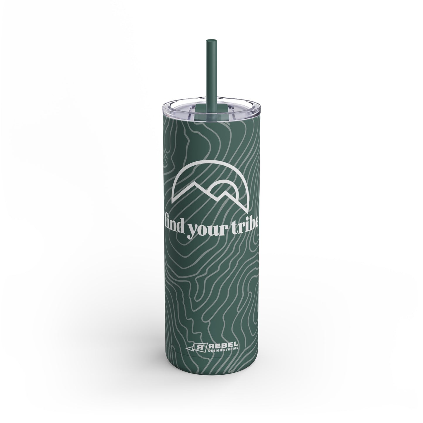 Find Your Tribe: Skinny Matte Tumbler, 20oz