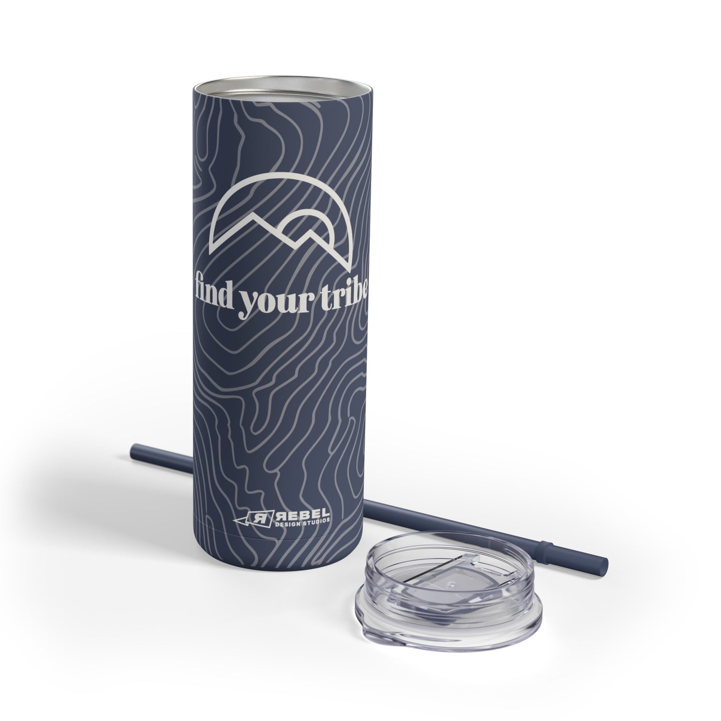 Find Your Tribe: Skinny Matte Tumbler, 20oz