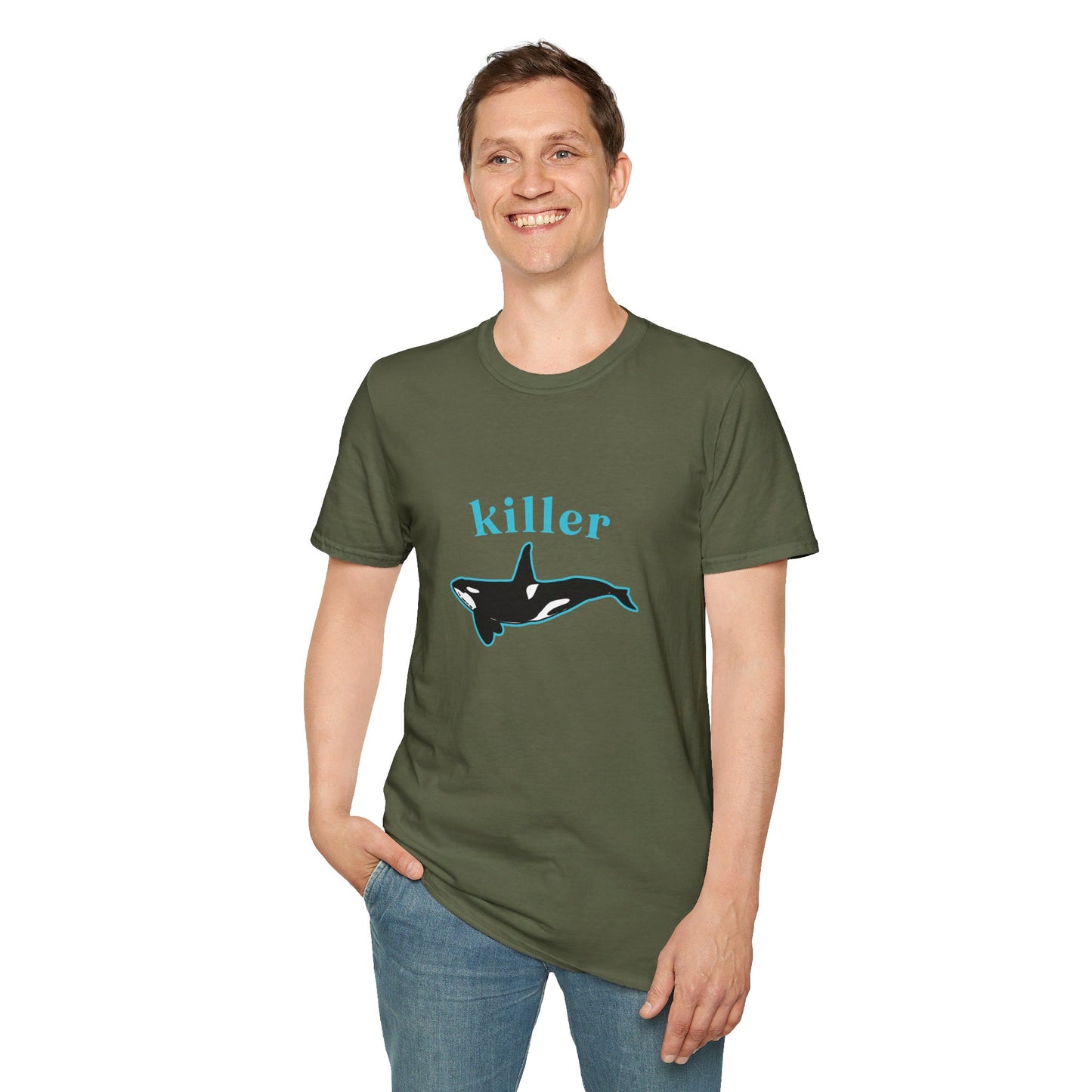 Killer Whale Unisex Softstyle T-Shirt